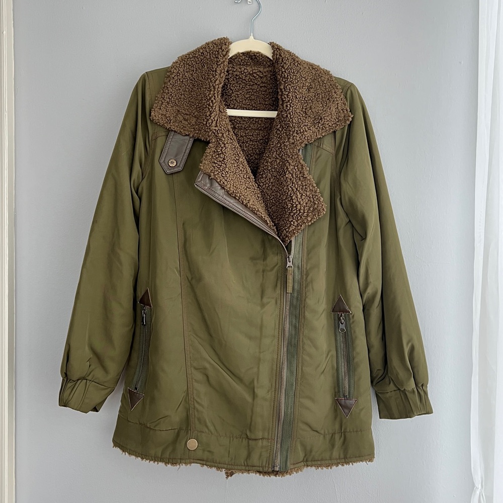 Anthropologie aviator jacket